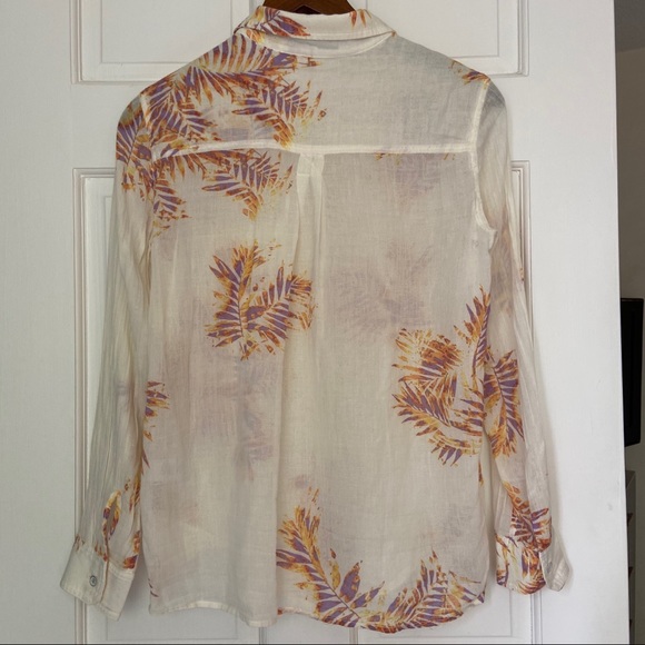 NEW ITEM✨Scoop NYC Pattern Accented Button Down - Picture 5 of 8